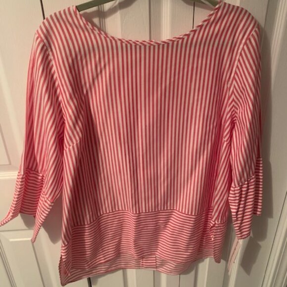 Foxcroft Tops - NWT-Foxcroft Striped Blouse!
